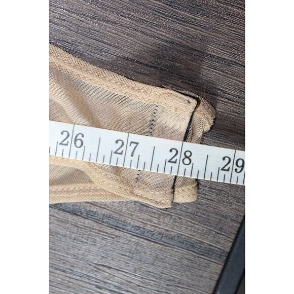 I AM GIA Sheer Long Sleeve Bodysuit Snake Tattoo Print Small - Picture 10 of 15